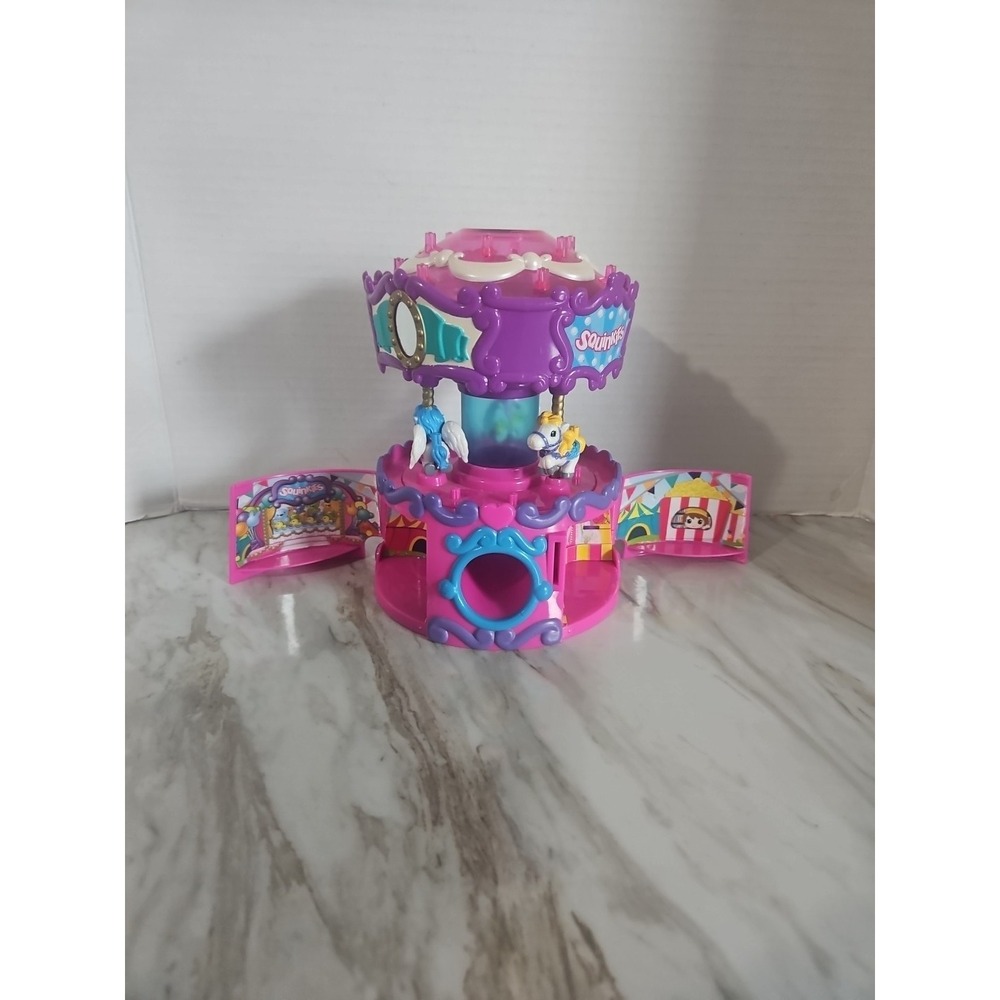 Squinkies Carousel Surprise Dispenser Bubble Micro Mini Figures Blip Toys 2012